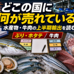 どこの国に何が売れている？2026年上半期の水産物・和牛輸出を読む