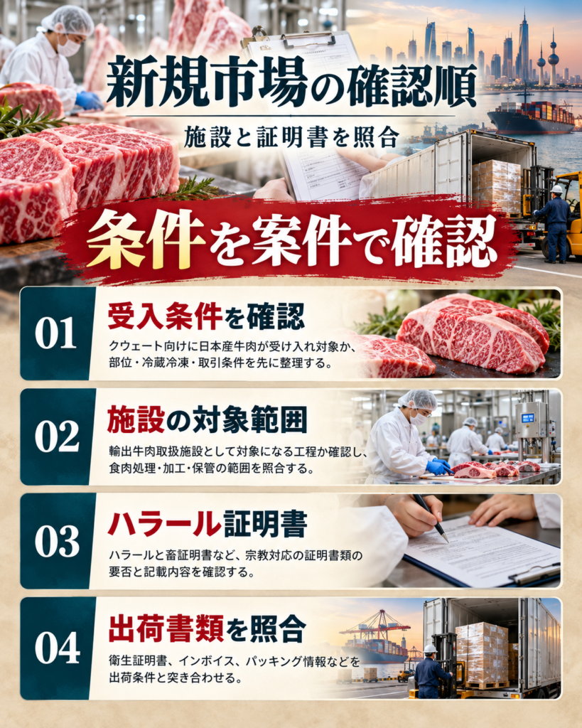 和牛の新規市場を検討する前に読むクウェート向け輸出条件